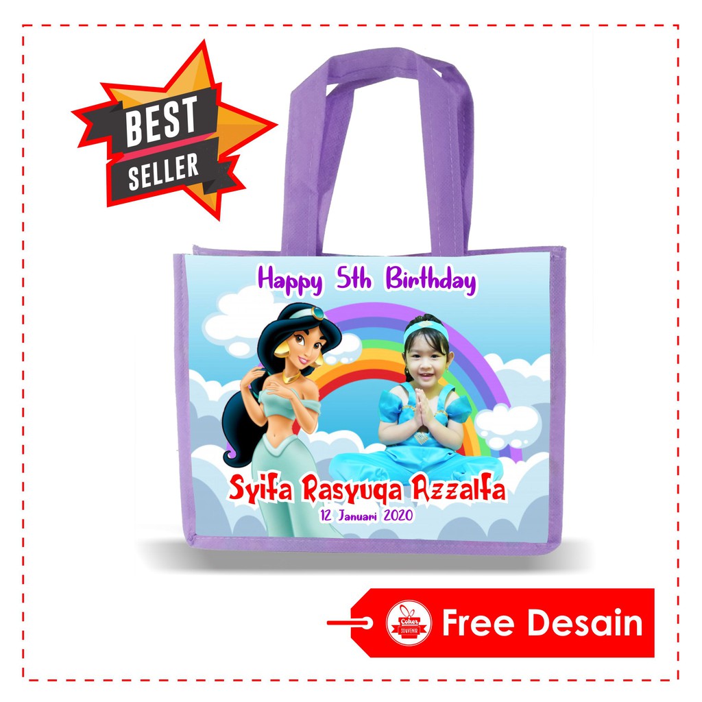 

Tas Ulang Tahun Souvenir Murah Putri Jasmine