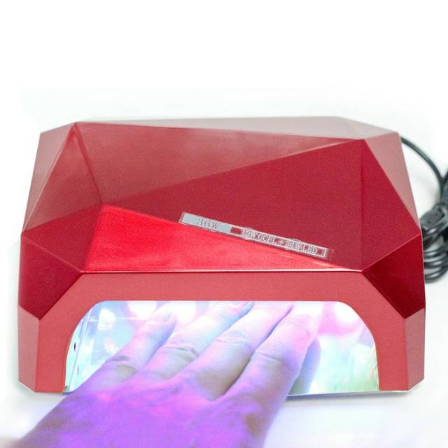 Pengering gel kuku kutek led nail dryer 36w manicure