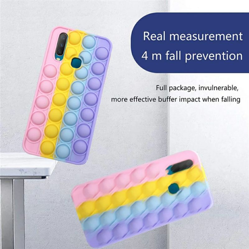 Pop It Case Realme 6 5 C3 5i 5s C1 C11 C12 C15 C21 C20 C21Y C25 C25s C11 2020 C2 Narzo 20 Realme 8 R