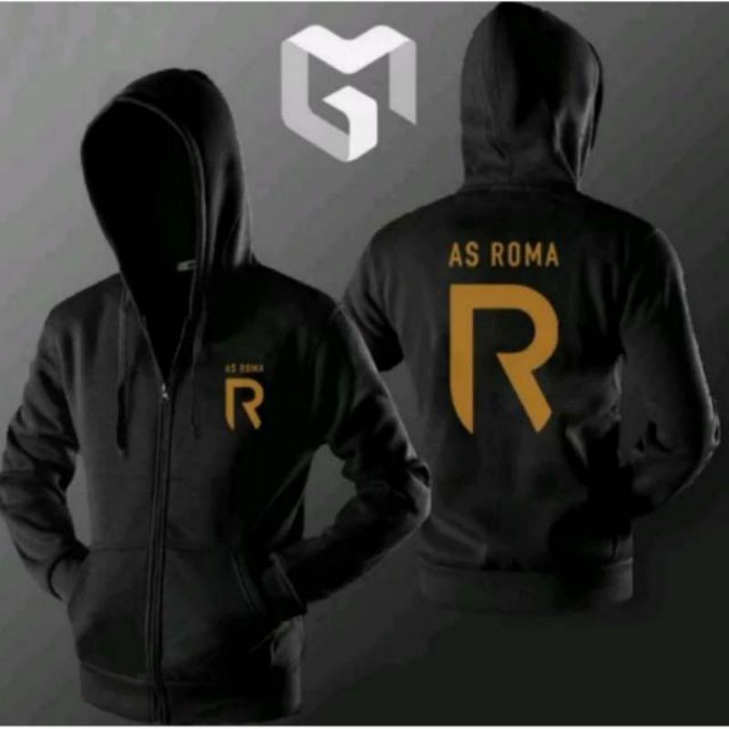 SWEATER HOODIE ZIPPER AS ROMA