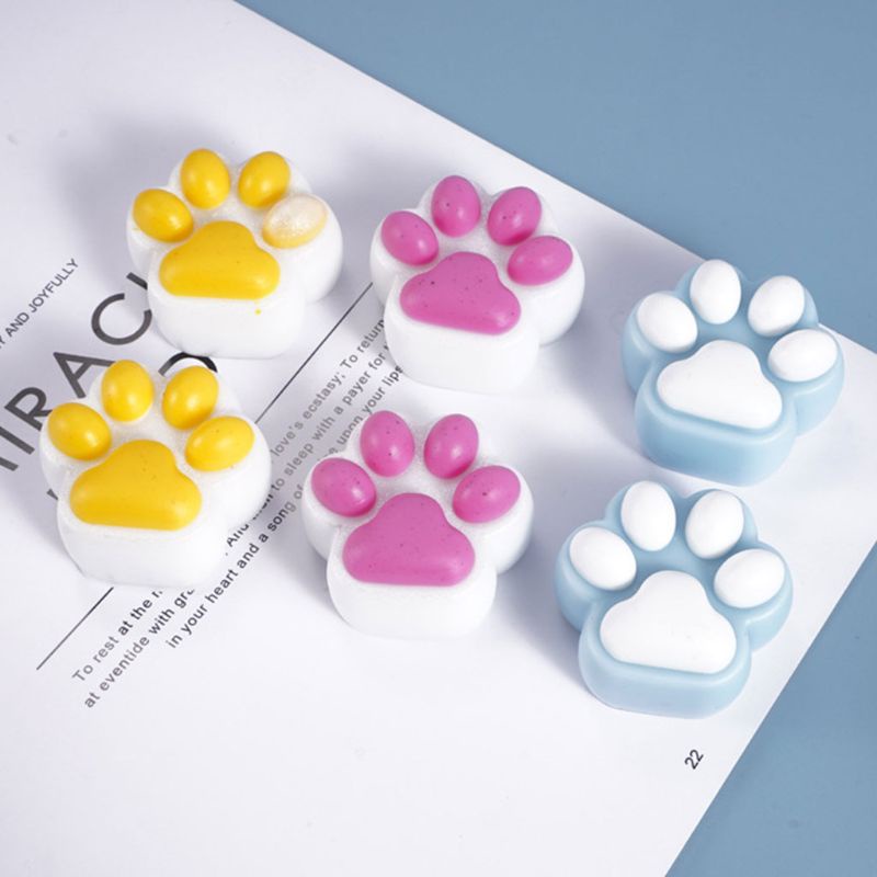 SIY  Resin Crystal Epoxy Mold Cat Paw Doll Casting Silicone Mould DIY Crafts Jewelry Making Tools