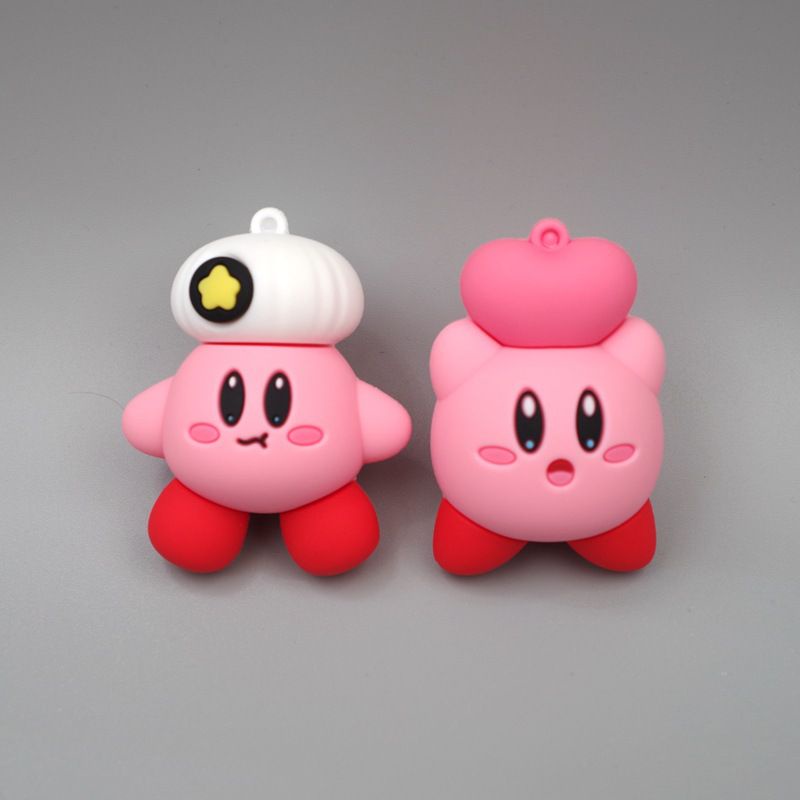 5cm Kirby Anime Games Cute Cartoon Pink Kirby Waddle Dee Doo Collect Mini Toys Dolls