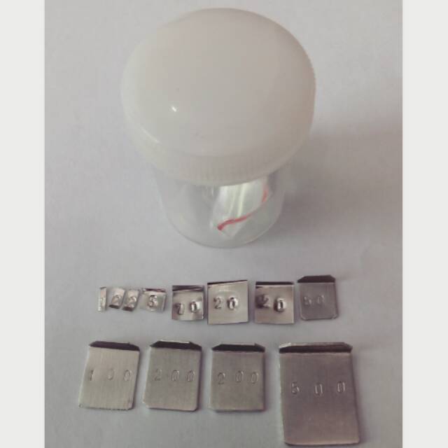 Anak timbang / anak timbangan miligram komplit murah