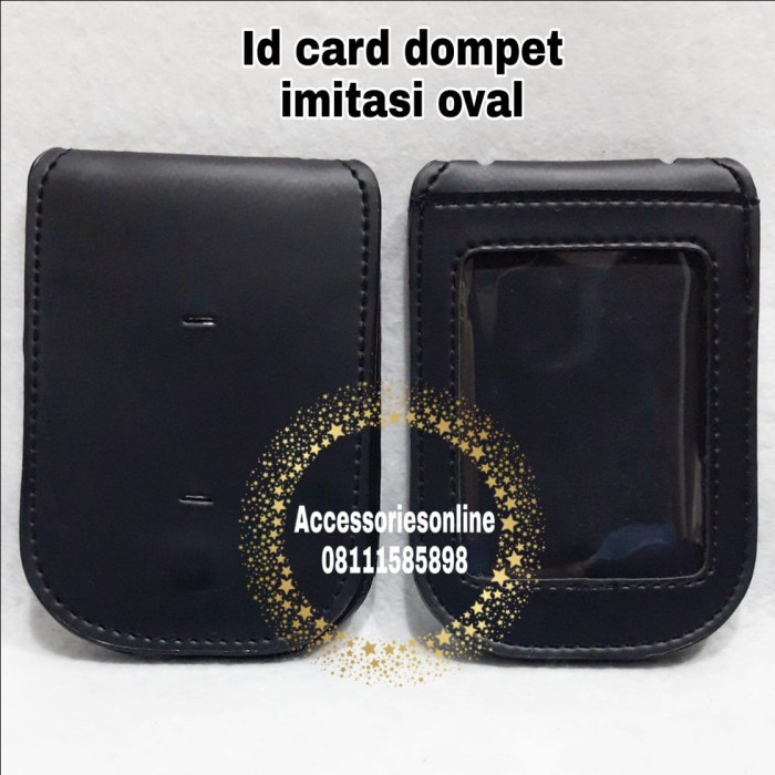 

Jual Id Card Dompet Kulit Oval / Id Card Ktp Name Tag Limited