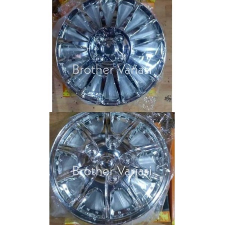 Cover Dop Velg Ring 15  Mobil Universal Chrome