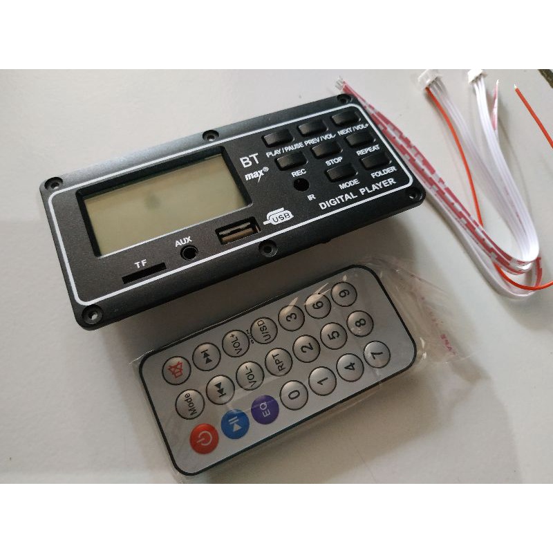 Kit MP3 Bluetooth LCD USB Player MP3 Bluetooth LCD 12V
