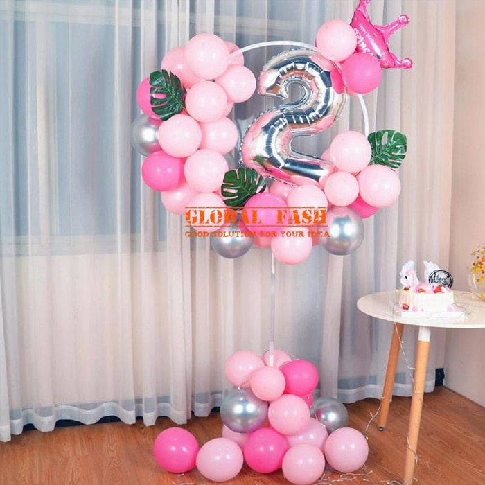Standing Balon Bulat / tiang balon lingkaran / Tiang Dekorasi / Gate