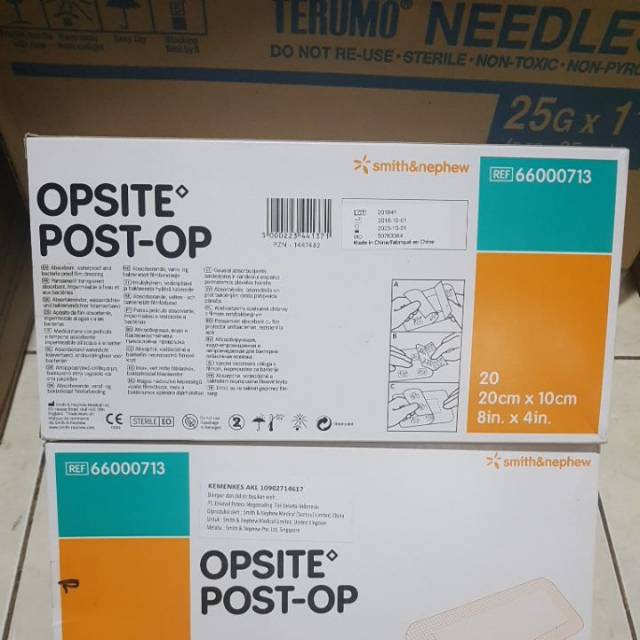 OPSITE POST-OP 20 x 10 cm / Plester tahan air / Opsite 20cm x 10cm