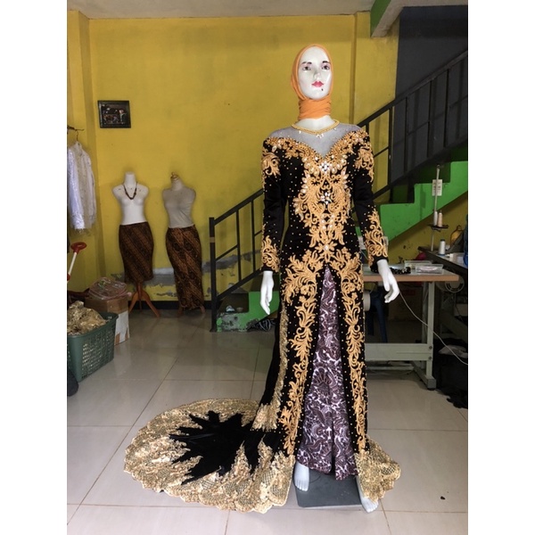 kebaya bludru || kebaya pengantin bludru || kebaya pengantin bludru murah || kebaya pengantin bludru