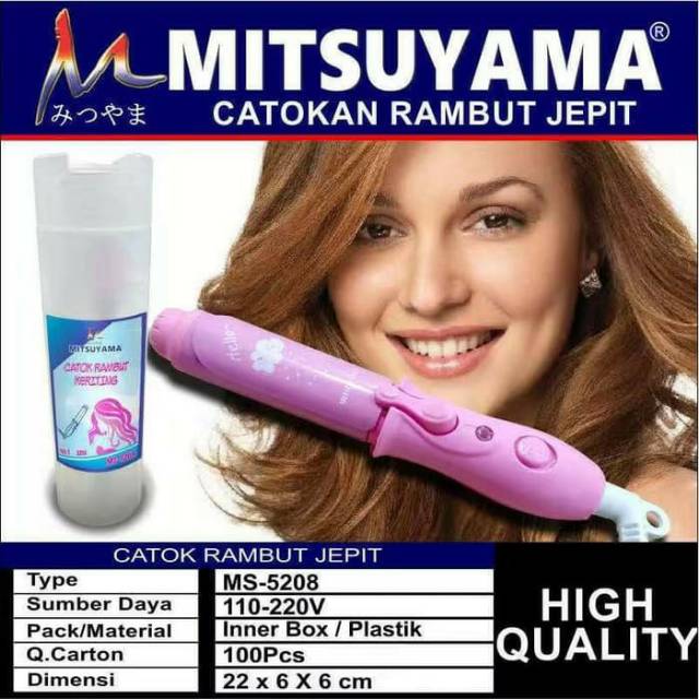 Catok Rambut Mini - Portbale Kriting MS-5208 MITSUYAMA