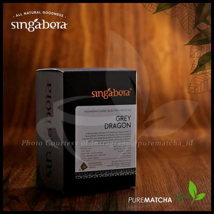 

Singabera Teh Premium Indonesia - Singabera Grey Dragon Tea 12 Tb