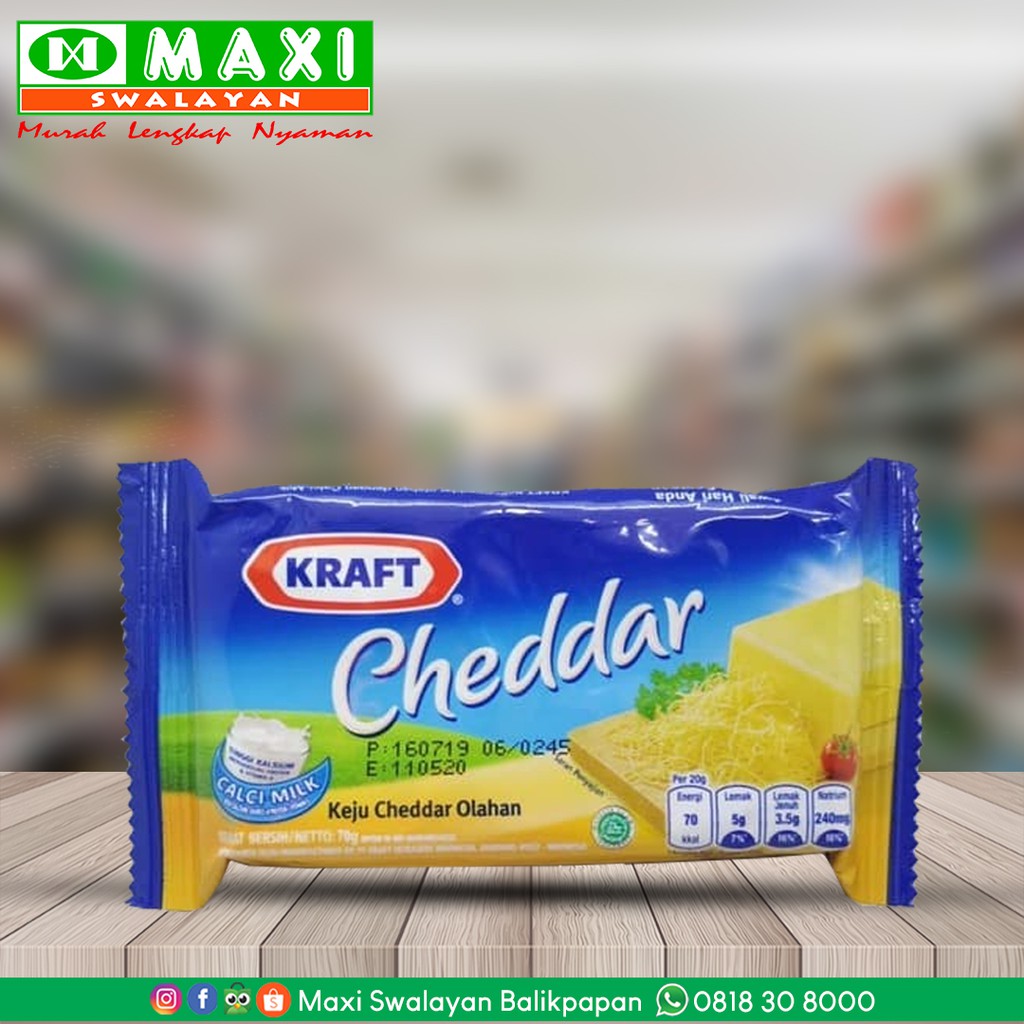 

Kraft Cheddar 70gr