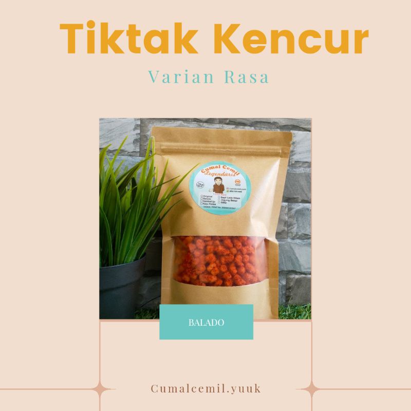 

Tiktak Kencur Varian Rasa