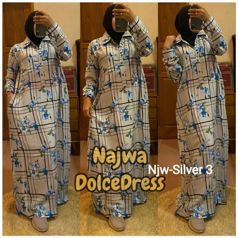 Daster arab Dolce Dress Najwa Original Label by Dolce Dress