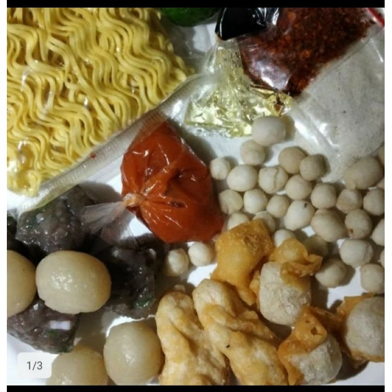 baso rangu+boci+mie komplit