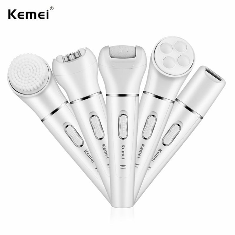 

CkeyiN 5 in 1 Alat Cukur Bulu / Rambut Halus Wanita