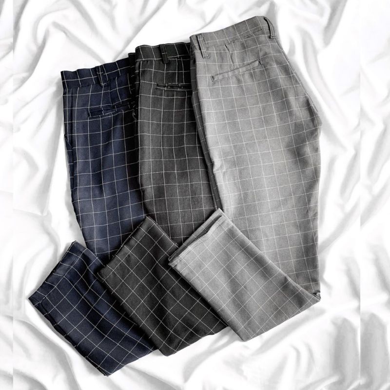 CELANA CHINO TARTAN PRIA TARTAN PANTS CELANA TARTAN PRIA CELANA MOTIF KOTAK2 CELANA PANJANG PRIA