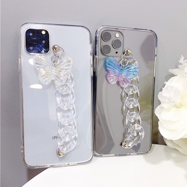 Case Chain Butterfly ALL PHONE TYPES! iPhone Oppo Vivo Xiaomi Samsung Y51 Y30 Y20s Y20 Y11 Y12s V20