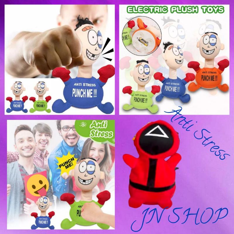 BONEKA ANTI STRESS Mainan Anak Punch Me Tinju boneka Pukul Saya Boneka Menjer-Kado Anak Edukasi Kado Anak Boneka Anti Stress Punch Me Boneka Pukul Saya Boneka Menjer