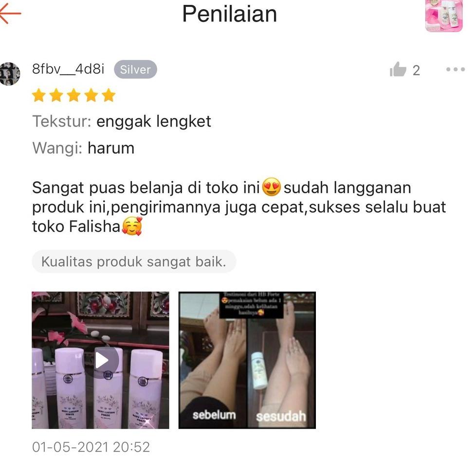 [Art. 3212] [ ORIGINAL ] HB FORTE BODY LOTION INSTAN WHITENING PEMUTIH BADAN AMPUH HANDBODY DOUBLE D