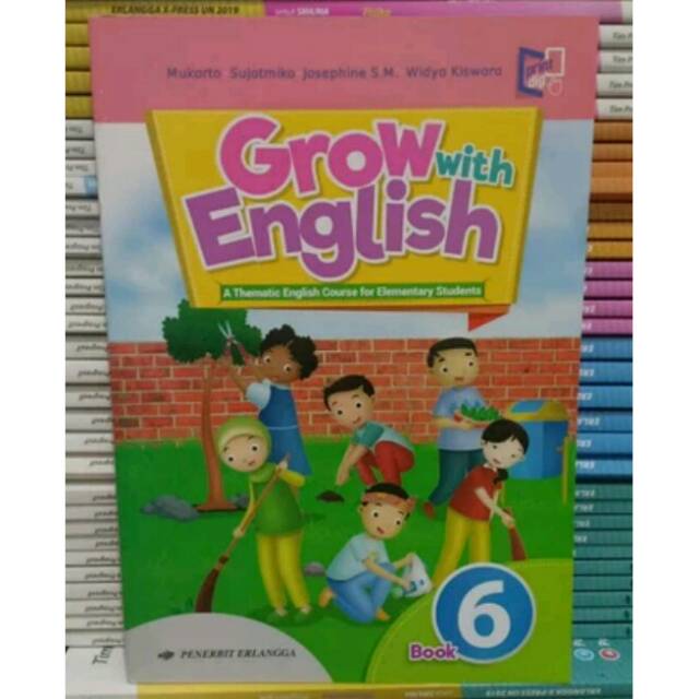 Buku bahasa inggris k13 grow with english kelas 6 edisi revisi penerbit erlangga