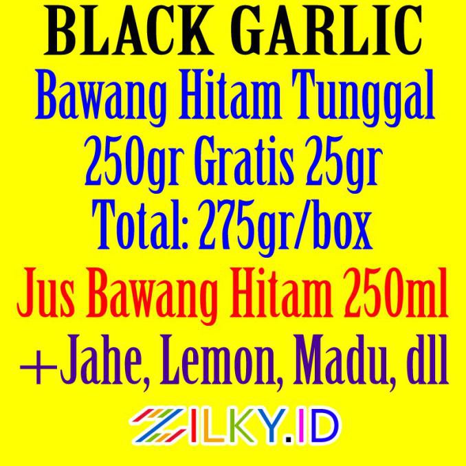 

BISA COD Bawang Putih Hitam Black Garlic Tunggal Lanang 250gr 250 gr Fermentasi - Bawang Hitam