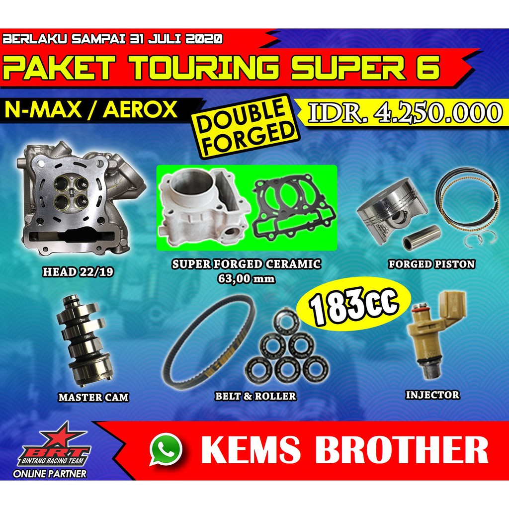 PAKET TOURING SUPER 6 NMAX/AEROX