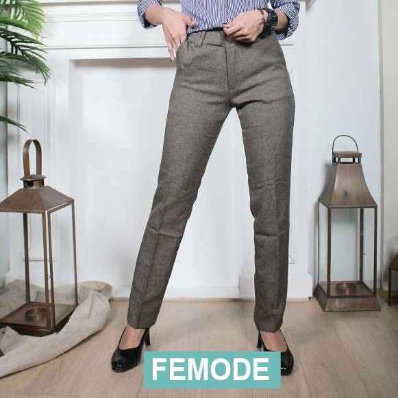 Celana Panjang Bahan Wanita Celana Kerja Resleting Murah Celana Panjang Bahan Wanita Celana Kerja Resleting Murah