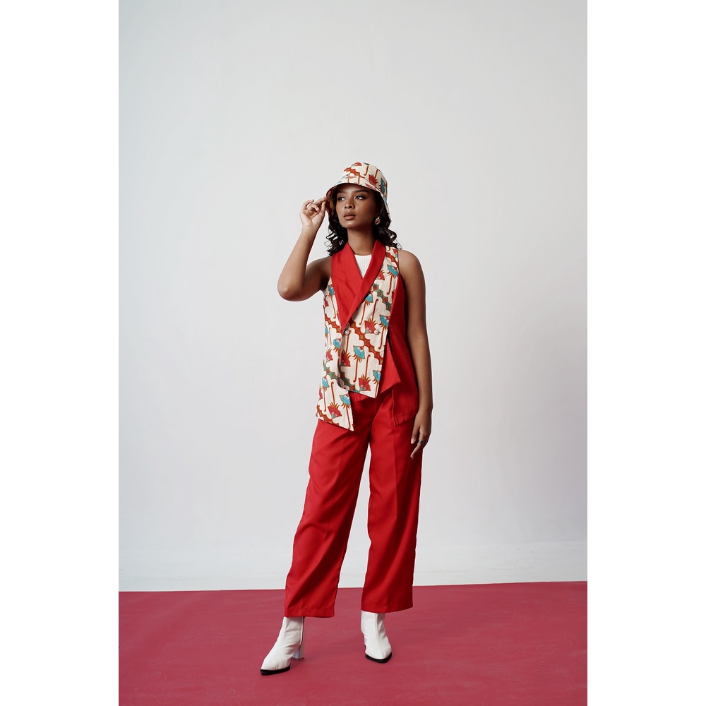 Vest Wanita Batik Kekinian - Melvee Batik- Natta Vest