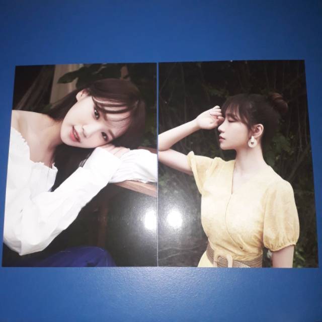 POSTCARD ONE DAY ONEDAY CHAEWON & YURI IZONE