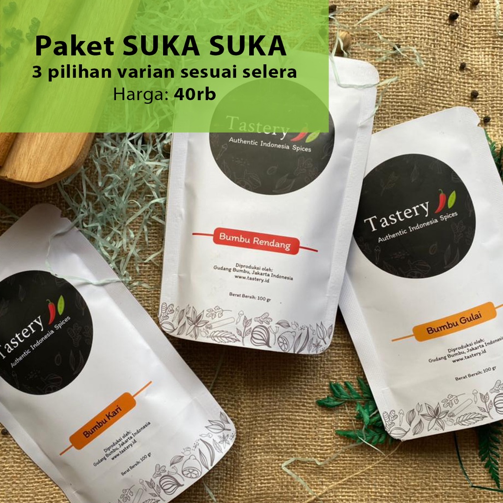 

Paket Suka Suka 3 Tastery Bumbu Masak Tanpa Pengawet