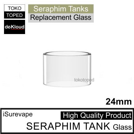 iSurevape SERAPHIM TANK Replacement Glass | kaca tabung tube vape 24mm