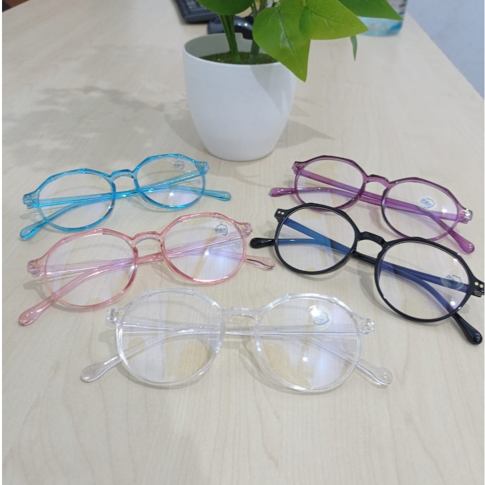 ☀INDOLAND☀ R231 Kacamata Fashion Wanita Kekinian Kacamata Wanita Pria Kacamata Korea Eyeglasses