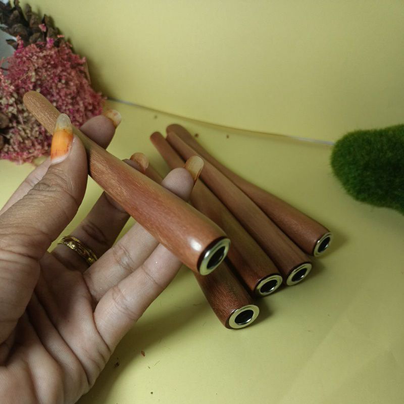 once pipa rokok kayu nagasari kayu bertuah