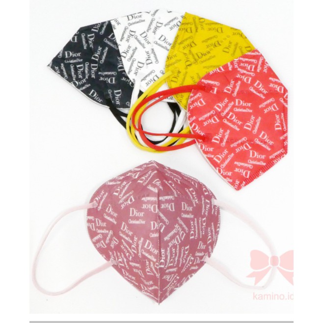 [ Temubar ] 1PCS MASKER KN95 DIOR FASHION WANITA PRIA