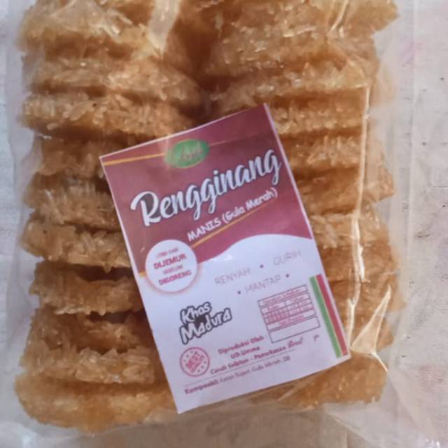 

Rengginang Manis (Gula Merah) Khas Madura