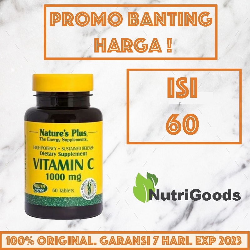 NATURES PLUS VITAMIN C 1000MG 60 TABLET 1000 MG