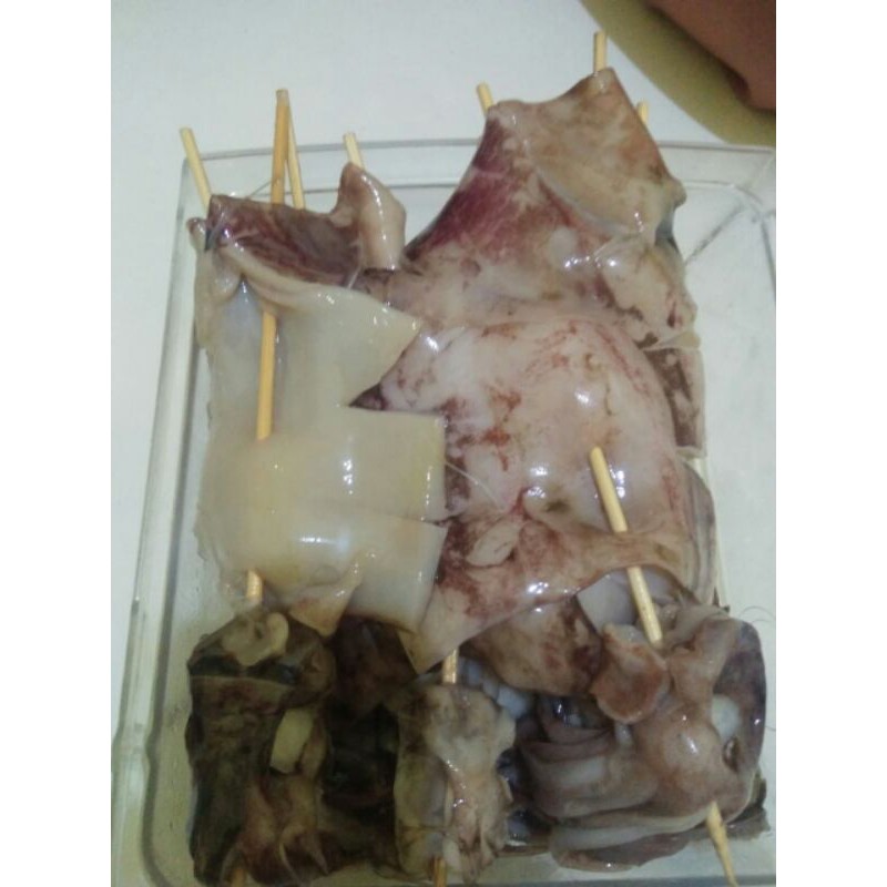 

Sate Cumi fresh plus bumbu bakar