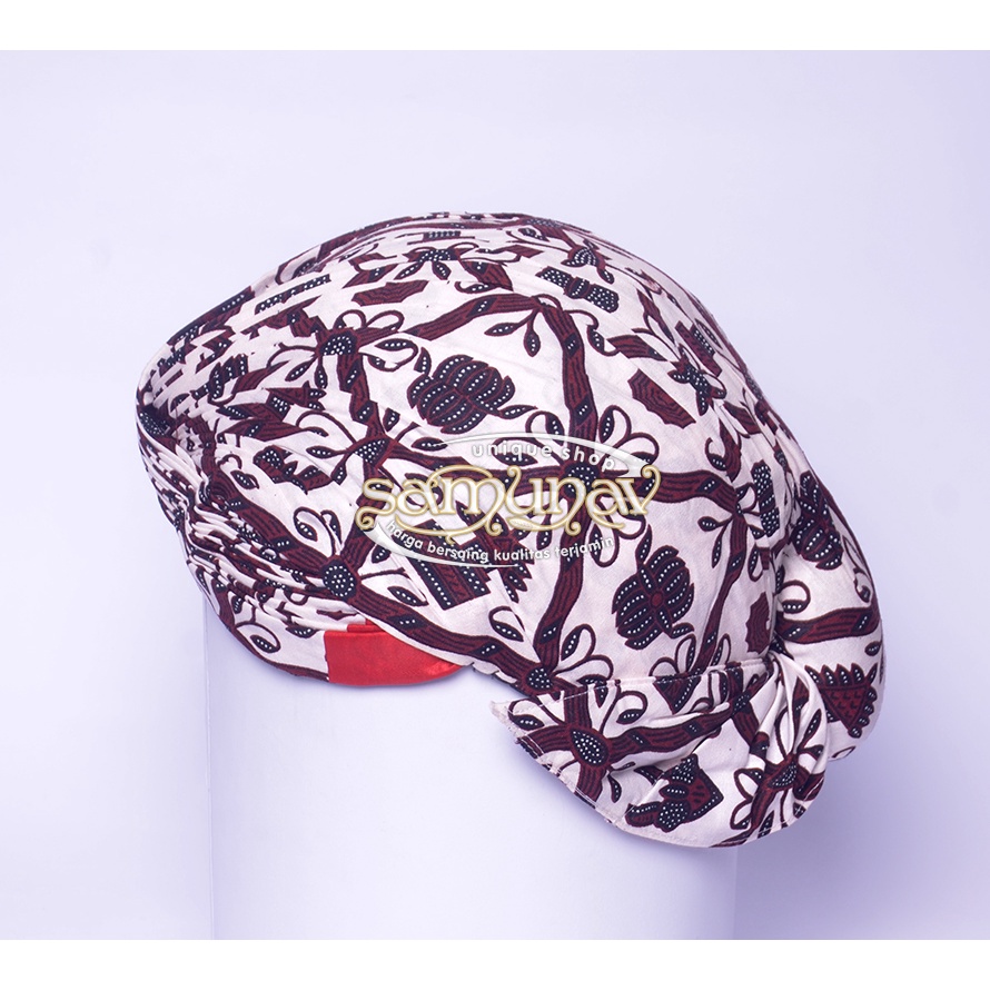 Blangkon Jogja Mataram Putih Sido Mukti