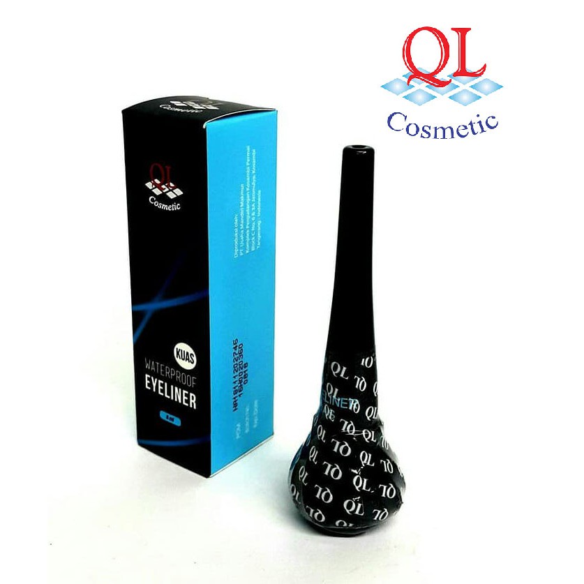 Kuas Make Up Eyeliner QL / Waterproof Eye Liner QL Premium BPOM