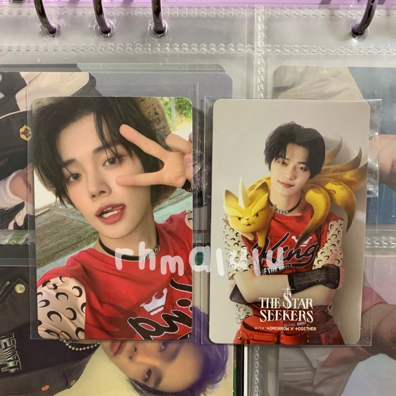 pc yeonjun topi tccfoe escape regular + yeonjun os card txt tomorrow by together