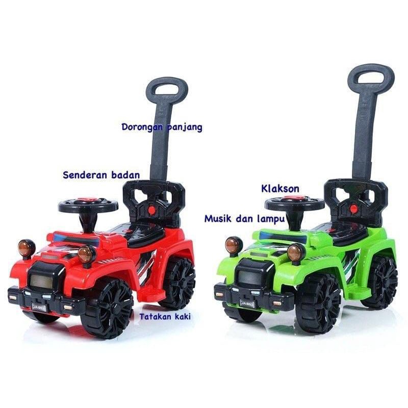 Mainan Mobil dorong anak cars JA 653 SHP ride on