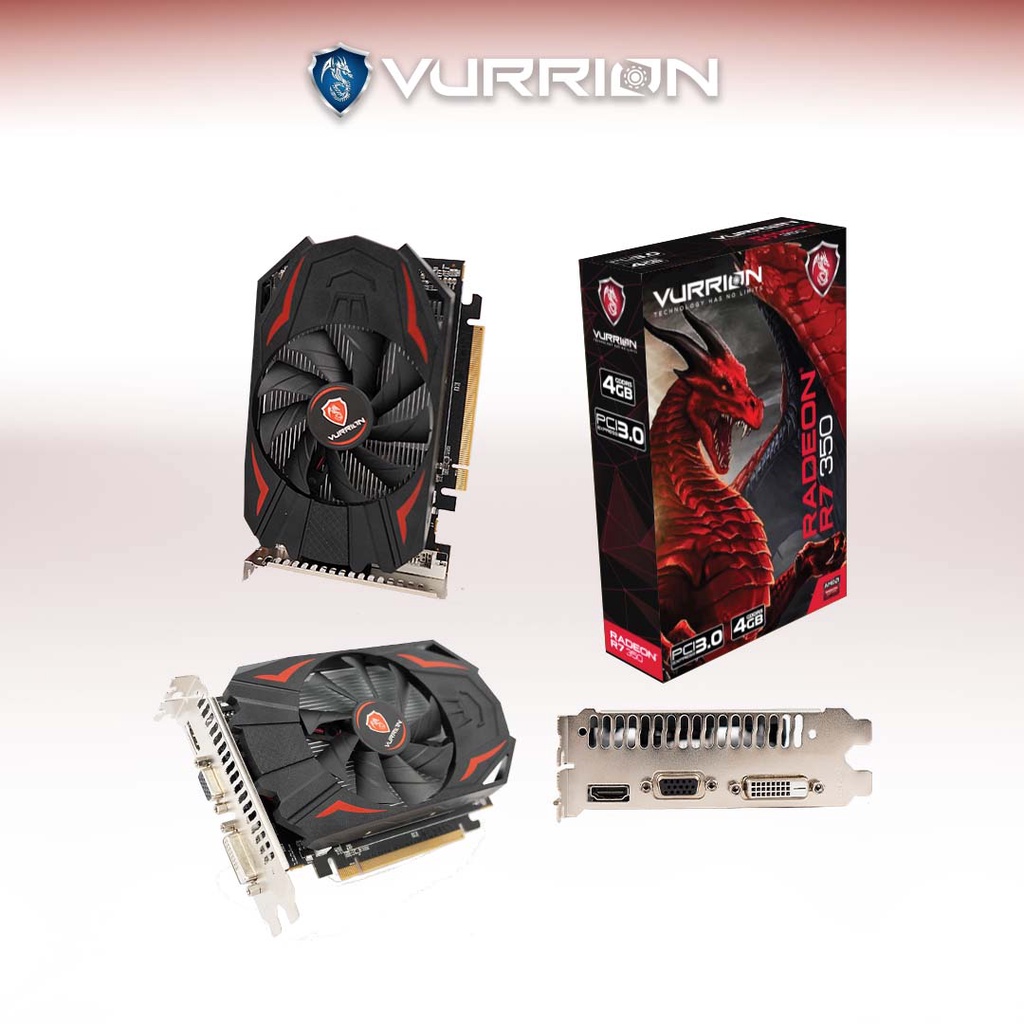 VGA VURRION R7 350 4GB DDR5 128BIT GAMING VGA ORI