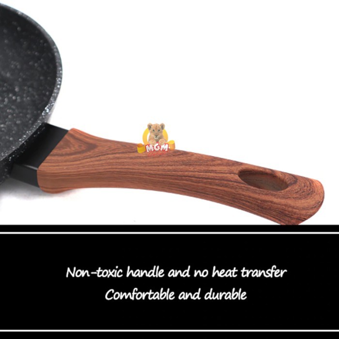 Granite Frypan 28cm pengorengan teflon anti lengket INDUKSI READY