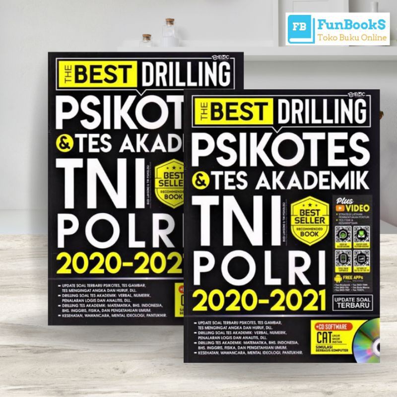 Buku Tes Tni Polri 2021 Best Drilling Psikotes Tpa Shopee Indonesia
