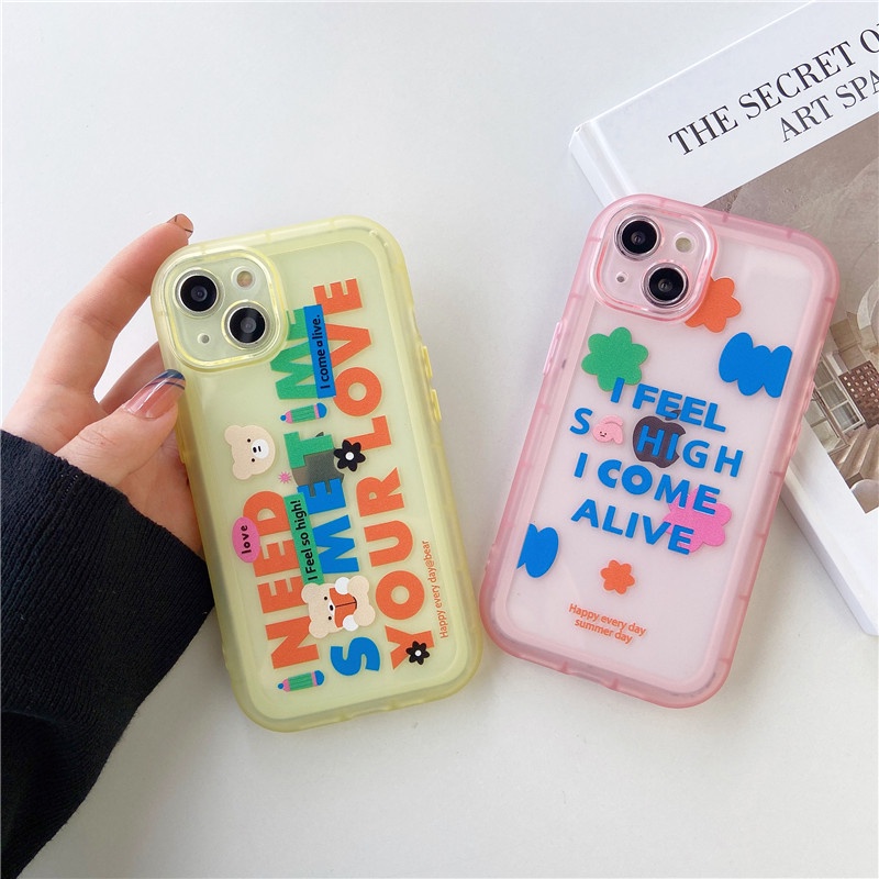 Soft Case Bahan Silikon Anti Jatuh Tahan Banting Untuk Iphone 13 12 11 Pro MAX 7 + 8Plus SE XR XS MAX