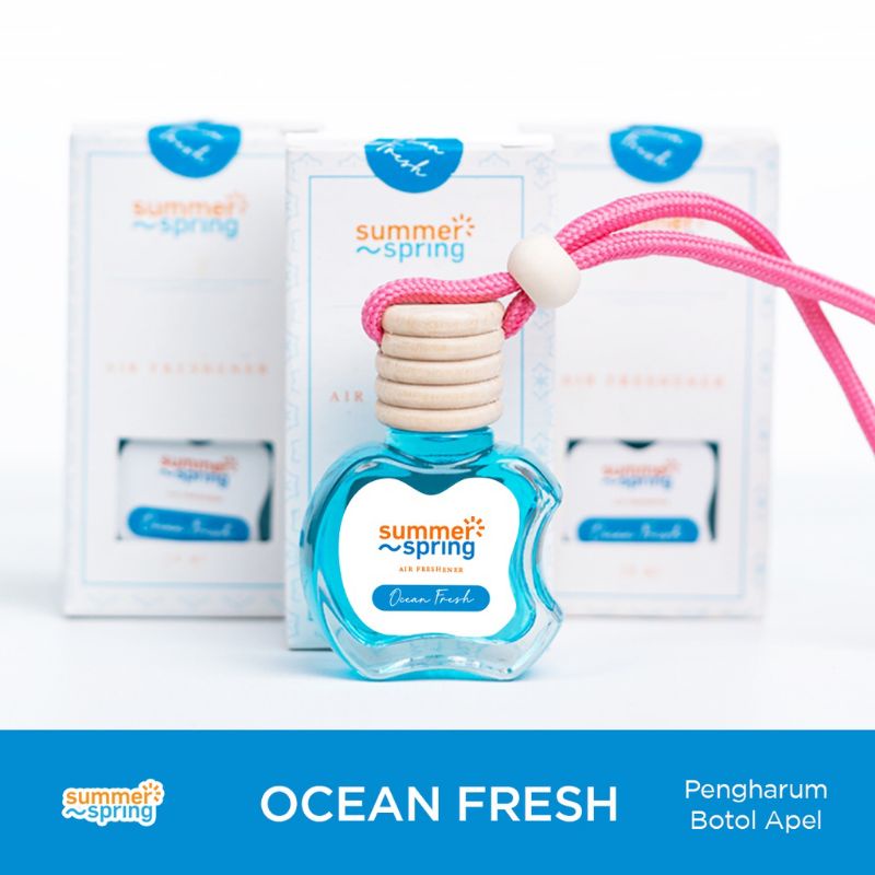 Pengharum Mobil Gantung Summer Spring 10ml Ocean fresh