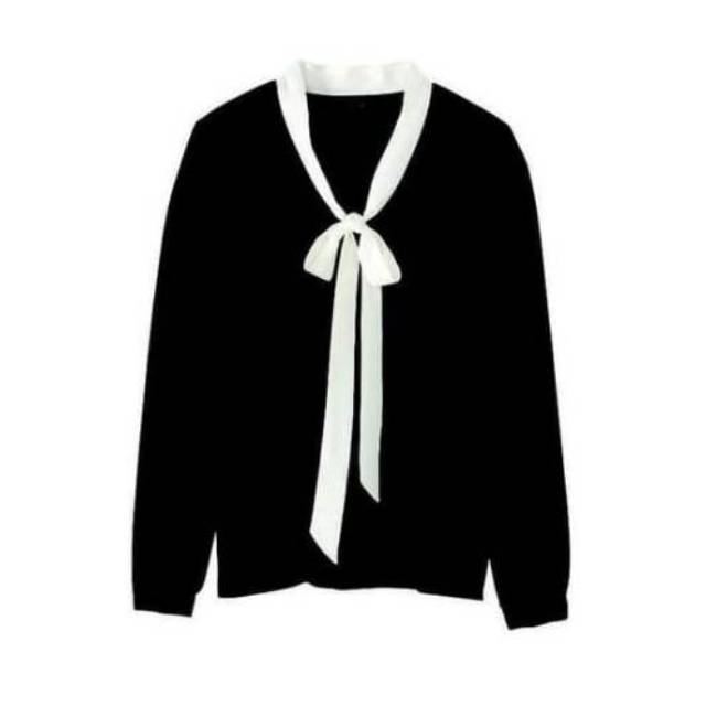 Esmara Tie Neck Blouse by Heidi Klum