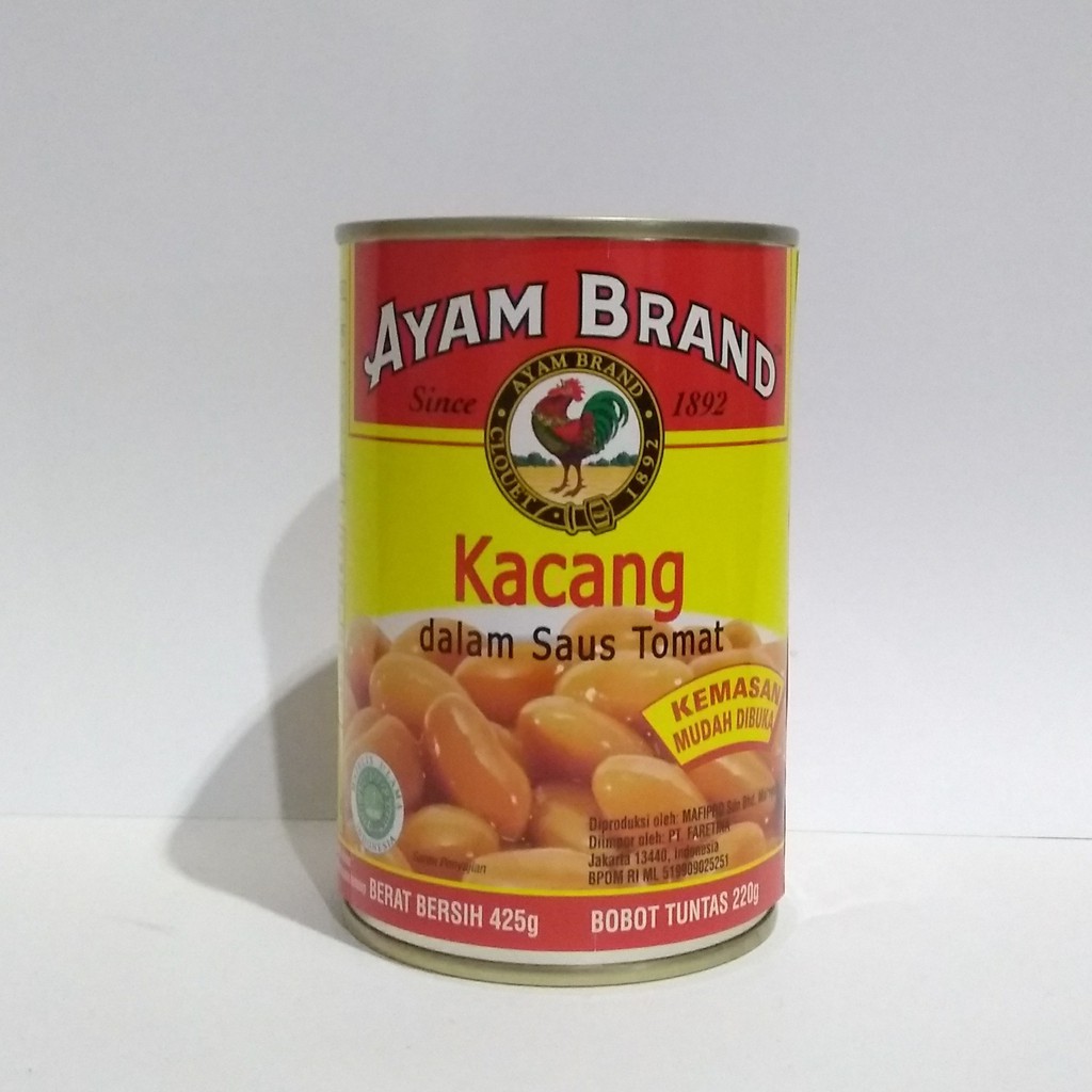 

Kacang dalam Saus Tomat 425 gr AYAM Brand