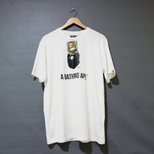 BAPE A BATHING APE WHITE T-SHIRT